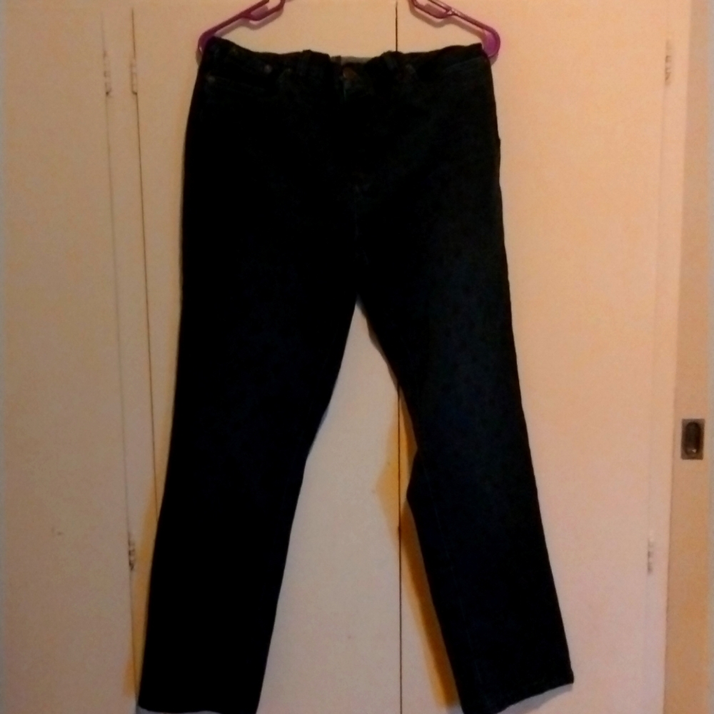 Polka dot button up jeans